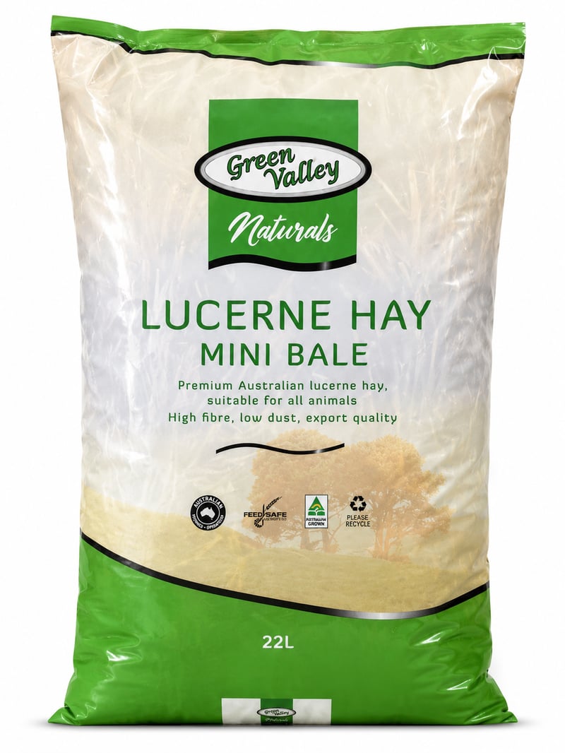 LUCERNE HAY MINI BALE 22l