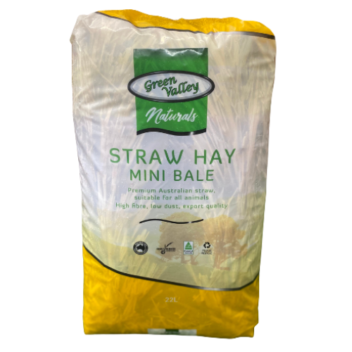 STRAW HAY MINI BALE 22l